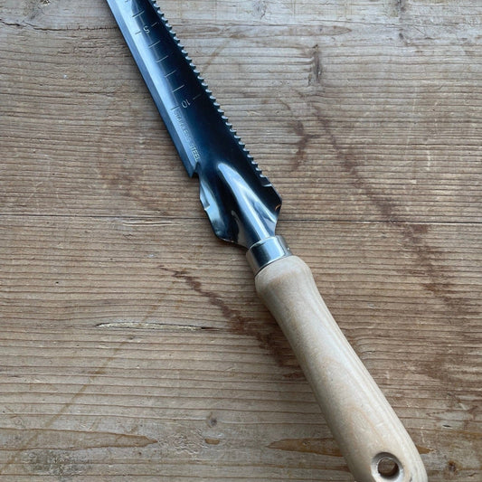 Premium Garden Multi-Tool - Stainless and Hardwood